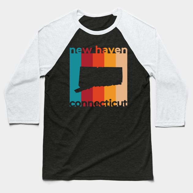 New Haven Connecticut Retro Baseball T-Shirt by easytees